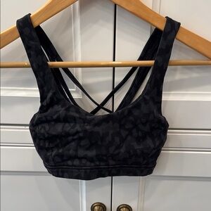 lululemon athletica Black Camo Sports Bra